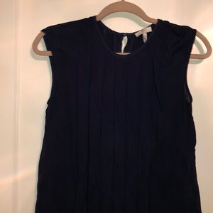 Navy blouse